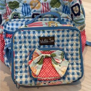 Matilda Jane Kids' Blue and Pink Quilted Bag